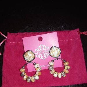 Brown Tezra dangle earrings